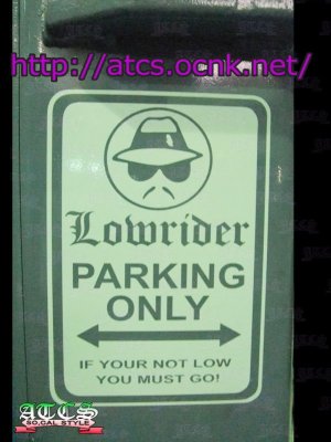 画像1: Lowrider Parking Only　ステッカー