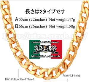 画像2: 喜平タイプGOLDネックレス　1　【長さ2タイプ】