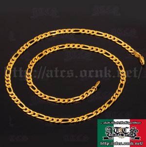 画像5: フィガロタイプGOLDネックレス　1　【長さ2タイプ】