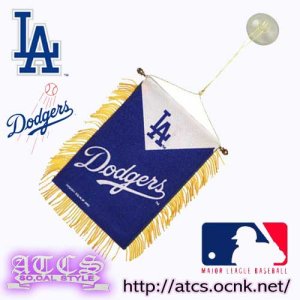 画像1: LA Dodgersフラッグミニバナー【official】