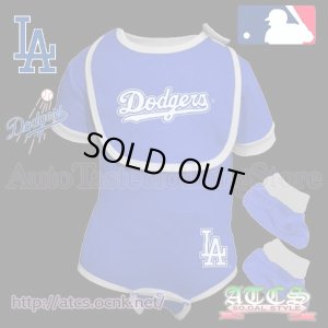 画像1: LA Dodgersスタイ＆ソックス付きロンパース【official】