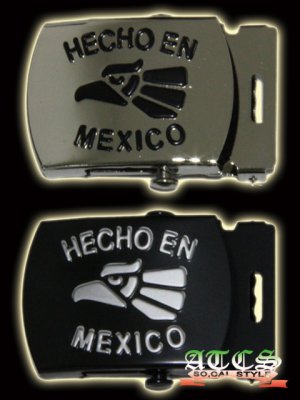 画像1: 【バックル】HECHO EN MEXICO《全2色》