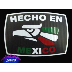 画像: HECHO EN MEXICO（３カラー）ステッカーＬ