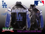 画像: 【SALE】展示品　L.A. Dodgers Post Game Pleather Jacket 1【official】