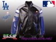 画像2: 【SALE】展示品　L.A. Dodgers Post Game Pleather Jacket 1【official】