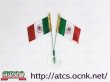 画像1: 【再入荷】MEXICO国旗　【吸盤付き】ミニVフラッグ