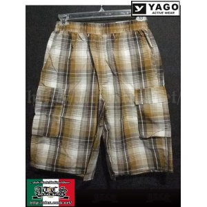 画像: 【YAGO】ヤゴ チェックハーフパンツ3　サイドポケット付き