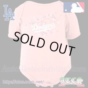 画像: LA DodgersロンパースPINK1【official】