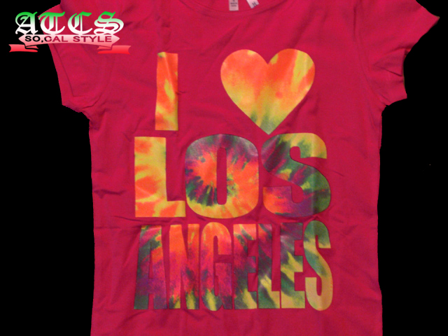画像: シームレスな着心地★I LOVE LOS ANGELES【全２色】【全２サイズ】Tシャツ 
