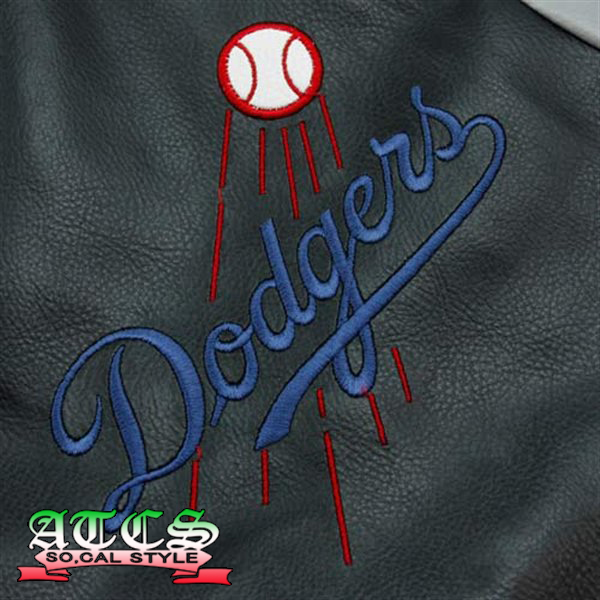 画像: 【SALE】展示品　L.A. Dodgers Post Game Pleather Jacket 1【official】