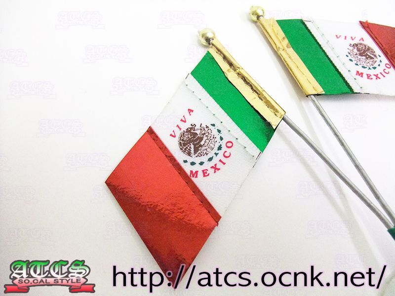 画像: 【再入荷】MEXICO国旗　【吸盤付き】ミニVフラッグ