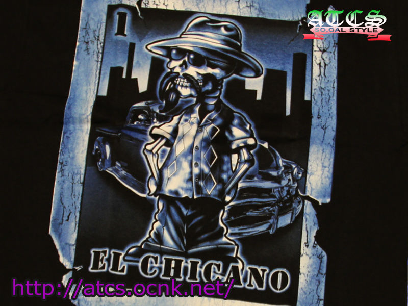 画像: EL CHICANO スカル&ボム Tシャツ