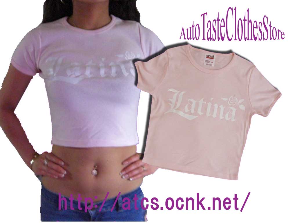 画像: 【BonitaWear】ちびTシャツ【白文字・全3色】Latina・バラ《白文字》