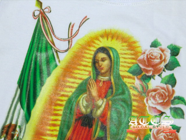 画像: 【MARIA】Mexicoフラッグ×バラ【全2色】【全3サイズ】ロンT